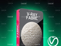 C4D FOR VRAY布料材质合集 V-Ray Fabric Texture Pack for Cinema 4D