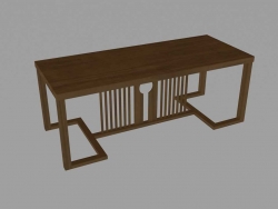 C4D模型新中式茶桌