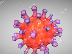 冠状病毒球体毒株模型Corona