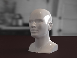 C4D人物头像白模 Fichier de travail mhstuts polyman