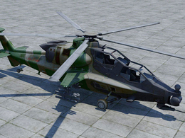 武直-10武装直升机霹雳火-10Z-10