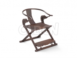 明清风格交椅中式古典家具