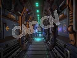 C4D科幻走廊机甲舱模型 sci fi corridor texturing challenge