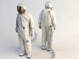太空航天服 航天员宇航服C4D模型 astronaut spacesuit