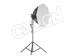 C4D柔光箱八面体模型 Softbox Octa