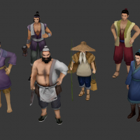 仙剑4 即墨村民模型下载