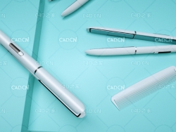 C4D OCTANE长发直发板美发产品渲染模型