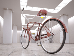 自行车C4D模型 Cinema 4D Bike 3D Model