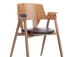 啄木鸟餐椅Cadot Design家具3D模型素材下载Woodpecker Dining Chair by Cadot Design