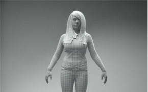 中年女性3D模型 AXYZ Design – High Quality Rigged 3D Woman