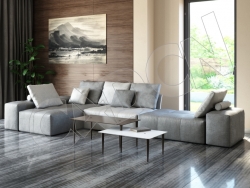 C4D客厅转角布艺沙发模型 sofa 3d model