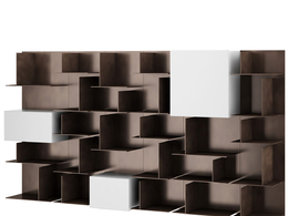 大道300L书柜MD House品牌书柜3D模型素材下载Avenue Bookcase 300 L by MD House