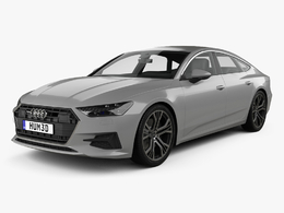 奥迪A7 Sportback汽车C4D模型 Audi A7 Sportback 3D 2011 3D Model