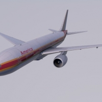 飞机高精模型：客机3D模型 Airliner 02