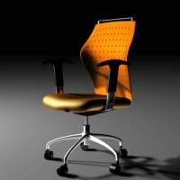 办公椅 转椅C4D模型 Office Chair 3d model