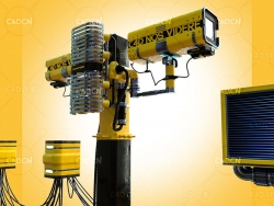 摄像头监控抓拍设备模型 CINEMA 4D 3D MODELS: CYBERPUNK KITBASH PACK