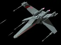 C4D飞机大战动画工程 X战机工程 X-Wing