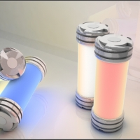 高科技的液体瓶