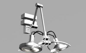 射灯C4D模型 Lamp 3D model