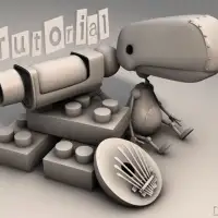机器狗小产品白模作品欣赏：Cinema 4d Tutorial