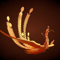 金凤凰C4D模型（C4D/obj/max，带材质和环境）