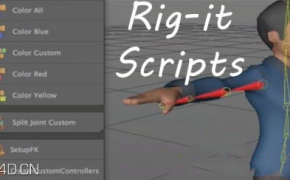 C4D骨骼绑定脚本 Cineversity Premium Rig It Scripts