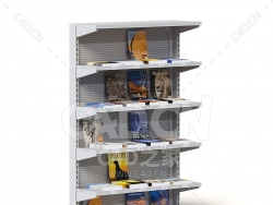 C4D商场超市杂志货架模型下载market shelf magazines