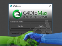 C4D模型导出至3DS MAX软件插件 3DtoAll C4DToMax v1.4