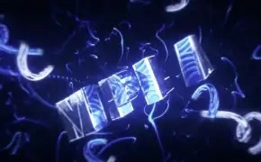 C4D/AE蓝色的片头文字工程模板 Blue Intro 48 - Cinema 4D_AE Template