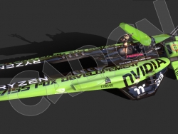 英伟达显卡科幻战机C4D模型 Assegai