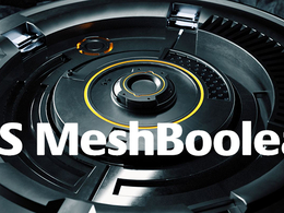 C4D多边形模型布尔插件 TGS MeshBoolean v1.5 C4D R17-R19