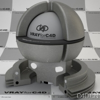 vray for c4d材质：Cast Iron