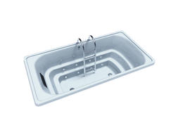 带扶梯的大型浴缸