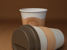 咖啡杯模型 Coffee cup