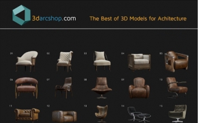 50套沙发3D模型合集 Sofa 3d model