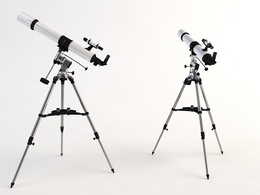 天文望远镜C4D模型 Bresser R-80 3d model