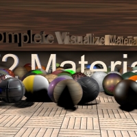 772个C4D材质合集包：Visualize C4D Material Pack
