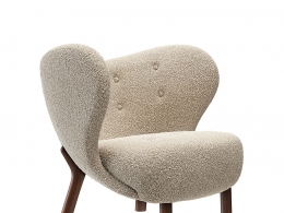小佩特拉扶手椅休闲椅3D模型素材下载Little Petra Armchair by &tradition