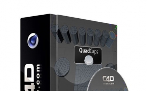 C4D自动多边形建模插件下载 - C4DZone Quad Caps v1.0 for Cinema 4D