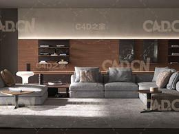 C4D室内渲染模型：客厅模型 CGTrader – BeInspiration 115 3D model