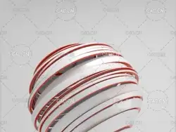 C4D抽象艺术分割球体教程 Abstract Ball in Cinema 4D