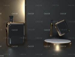 电子烟C4D OC模型