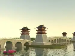 隋唐洛阳城三维模型复原