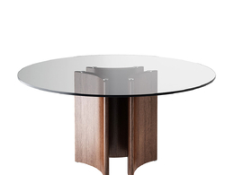 艾伦圆桌三脚餐桌家用餐桌（Porada品牌）3D模型素材下载Alan Tondo 3 Gambe C Dining