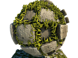 51个Octane地面材质 51 stylized terrain-OCTANE for Cinema4D
