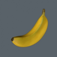 香蕉C4D模型 Banana（OBJ/FBX/C4D）