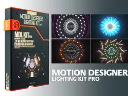 C4D Octane灯光场景动画预设 Motion Designer Lighting Kit Pro For Cinema 4D