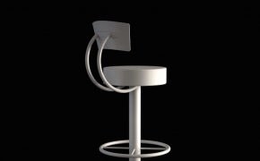 吧椅C4D模型 chair -03