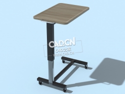C4D医院折叠桌可移动配药桌餐桌医疗器械模型下载 Overbed-Table 3dmodel