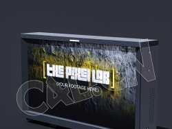 C4D视频监视器模型 Video-Monitor
